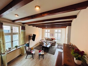 Living room - Ferienhaus Niederrhein Kalkar - Traumhaus in Klein am Niederrhein (Kalkar)