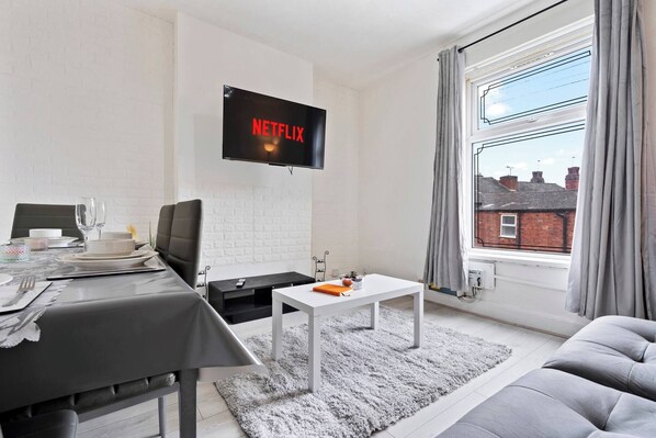 Apartment, 1 Schlafzimmer | Wohnzimmer