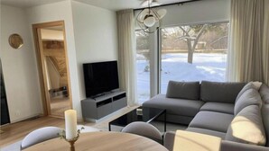 Departamento, 2 habitaciones, con acceso para personas discapacitadas, para fumadores | Sala de estar
