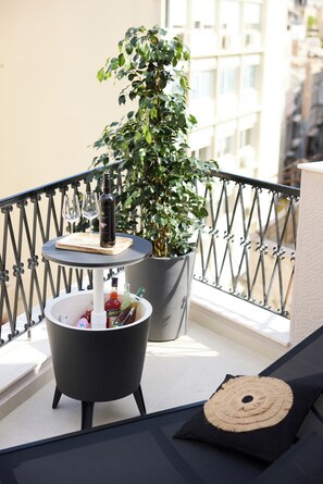 Penthouse Cosy Room, City View | Terraço/pátio