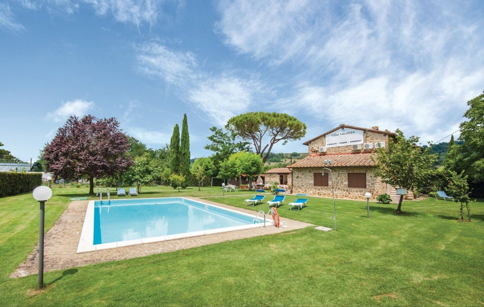 Rasen, Schwimmbad, Hazienda, Park, Resort, Villa