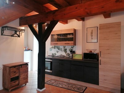 Cozy half-timbered house in the countryside. Heemsen is located between Hanover, HB, Walsrode