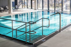 Indoor pool, outdoor pool, open 9:00 AM to 9:00 PM, pool loungers - Shellter Hotel Resort & Spa (Trzebiatow)