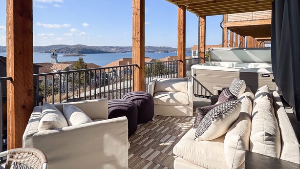 Property grounds - Copper Pointe | Lake view, Hot tub, Theatre, Pool table, Dog-friendly (Hollister)