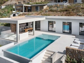 Front of property - Design Villa Skioni by Halkidiki Villas (Kassandra)