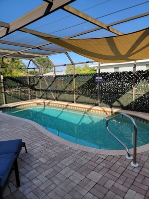 Udendørs pool, opvarmet pool