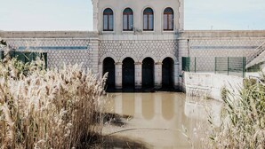 Un bâtiment doté d’un toit en tuiles, de fenêtres en arc de cercle et d’une façade en pierre.
