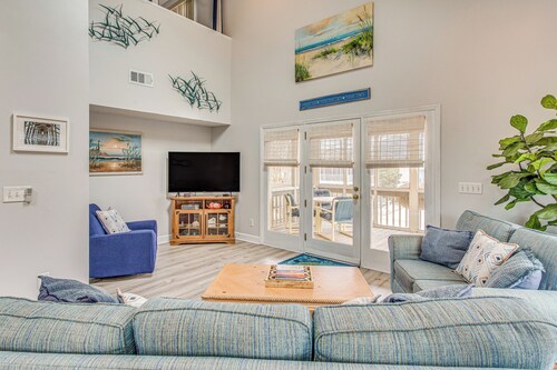 Walk to Ocean: Sunset Beach House w/ 3-level Deck!