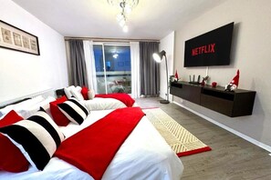 1 bedroom, iron/ironing board, travel cot, free WiFi
