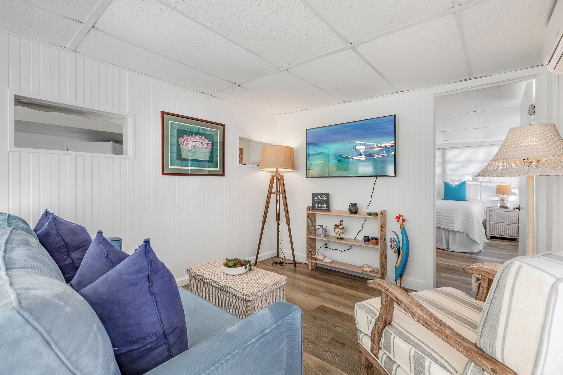 2 soverom, strykejern/-brett, wi-fi (inkludert) og sengetøy