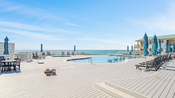 Una piscina riscaldata