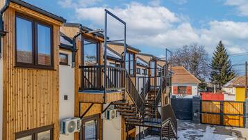 Majoituspaikan julkisivu