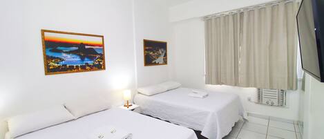 Blackout curtains, iron/ironing board, free WiFi