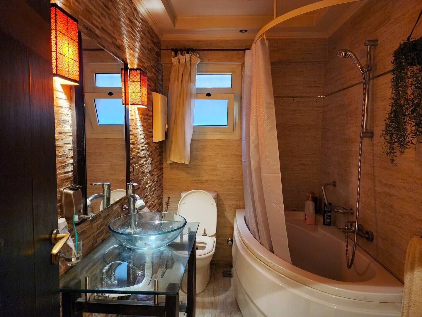 Towels, soap, toilet paper