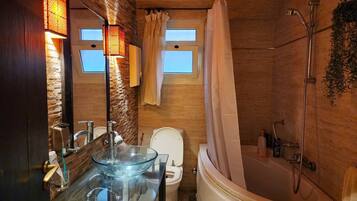 Towels, soap, toilet paper