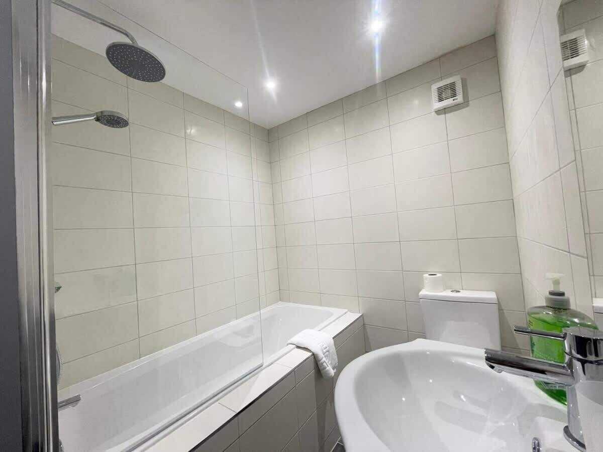 Shower, hair dryer