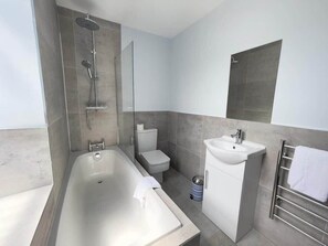 Shower, hair dryer