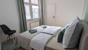1 Schlafzimmer, Reisekinderbett, WLAN, Bettwäsche
