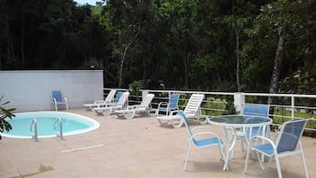 Indoor pool, outdoor pool, pool umbrellas, sun loungers