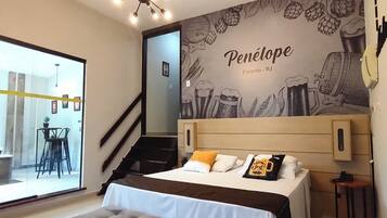 1 kamar tidur, meja kerja, ruang kerja ramah laptop, dan Wi-Fi gratis