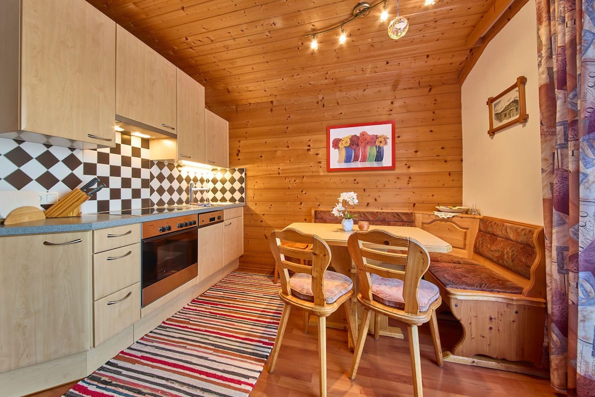Appartement, 1 chambre, balcon, vue montagne | Cuisine privée