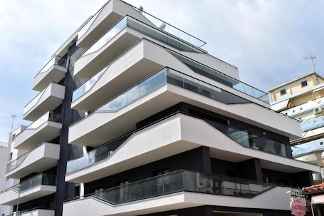 Exterior.
XanthiBNB2: Brand-New Apartment with Direct Access to the City Center