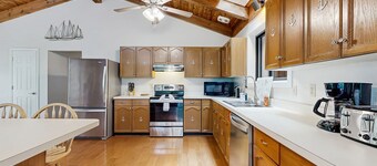 Lakefront Escape with Private Docks, Three-Season Room, and Spacious Bunk Room