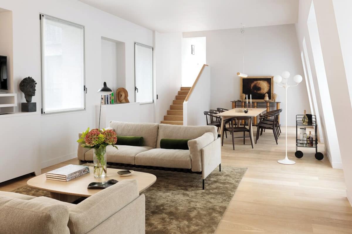 Suite Executive, letti multipli, vista cortile | Area soggiorno | Stampante