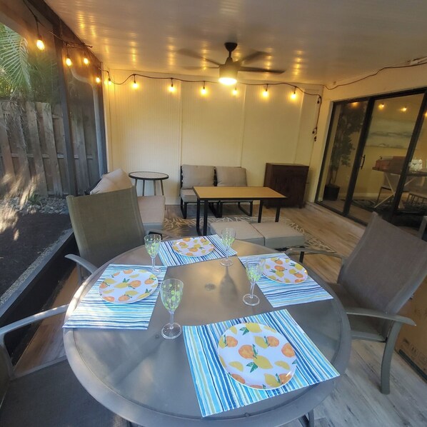 Restauration en plein air