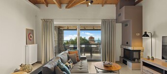 Peaceful semi-detached villa in the heart of Mani with a private pool