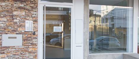 Façade de l’hébergement