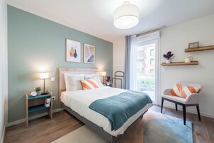1 habitación, sistema de insonorización, cunas gratuitas y wifi gratis 