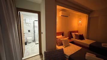 Economy Twin Room, Pool View | Free minibar, in-room safe, desk, laptop workspace