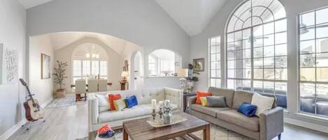 TV connectée, cheminée