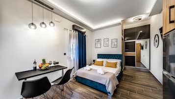 1 Schlafzimmer, BĂŒgeleisen/BĂŒgelbrett, kostenloses WLAN, BettwĂ€sche