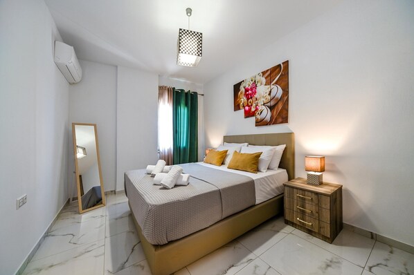 1 Schlafzimmer, Bügeleisen/Bügelbrett, kostenloses WLAN, Bettwäsche