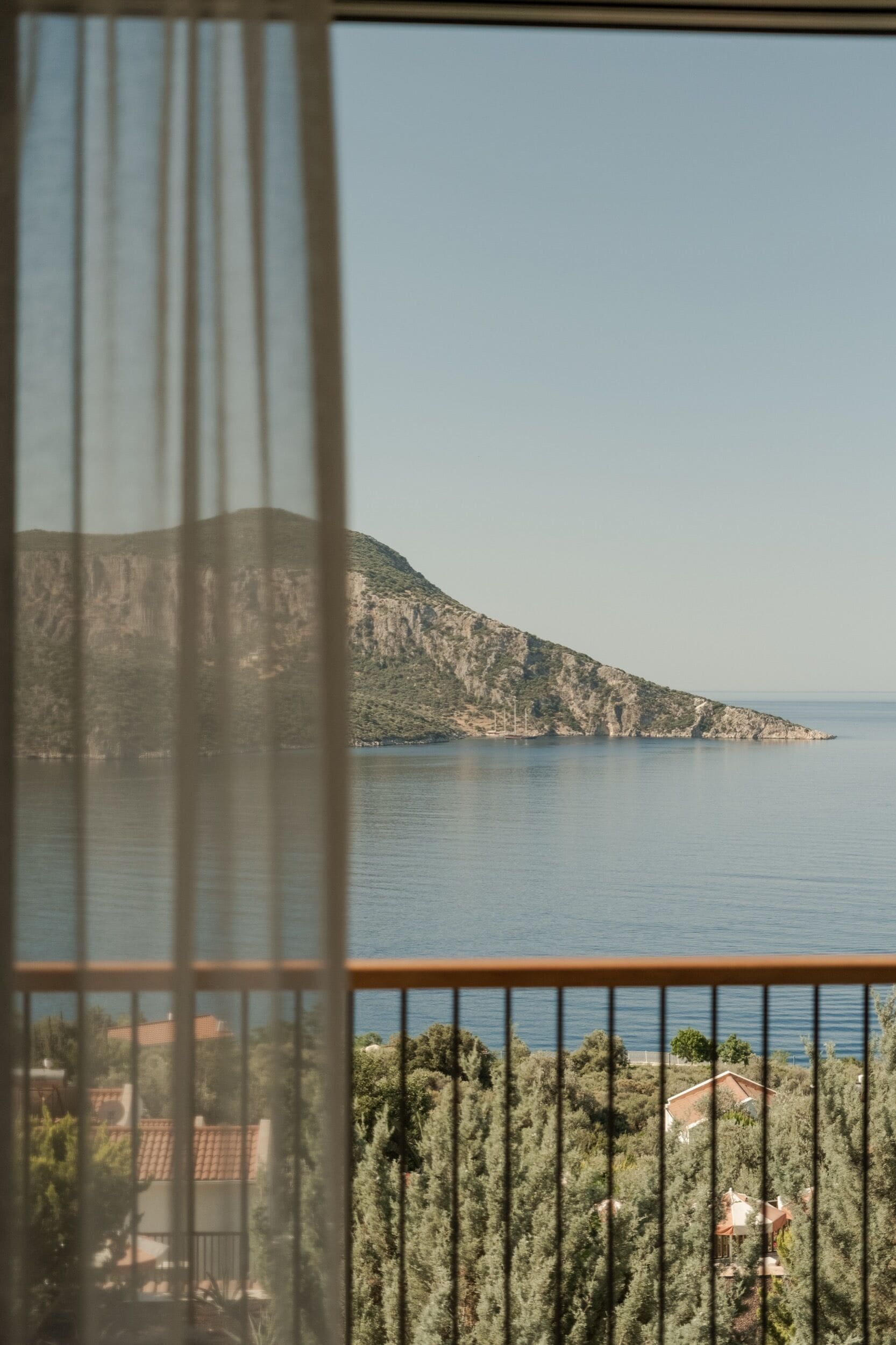 Habitación doble estándar, balcón, vista al mar | Balcón