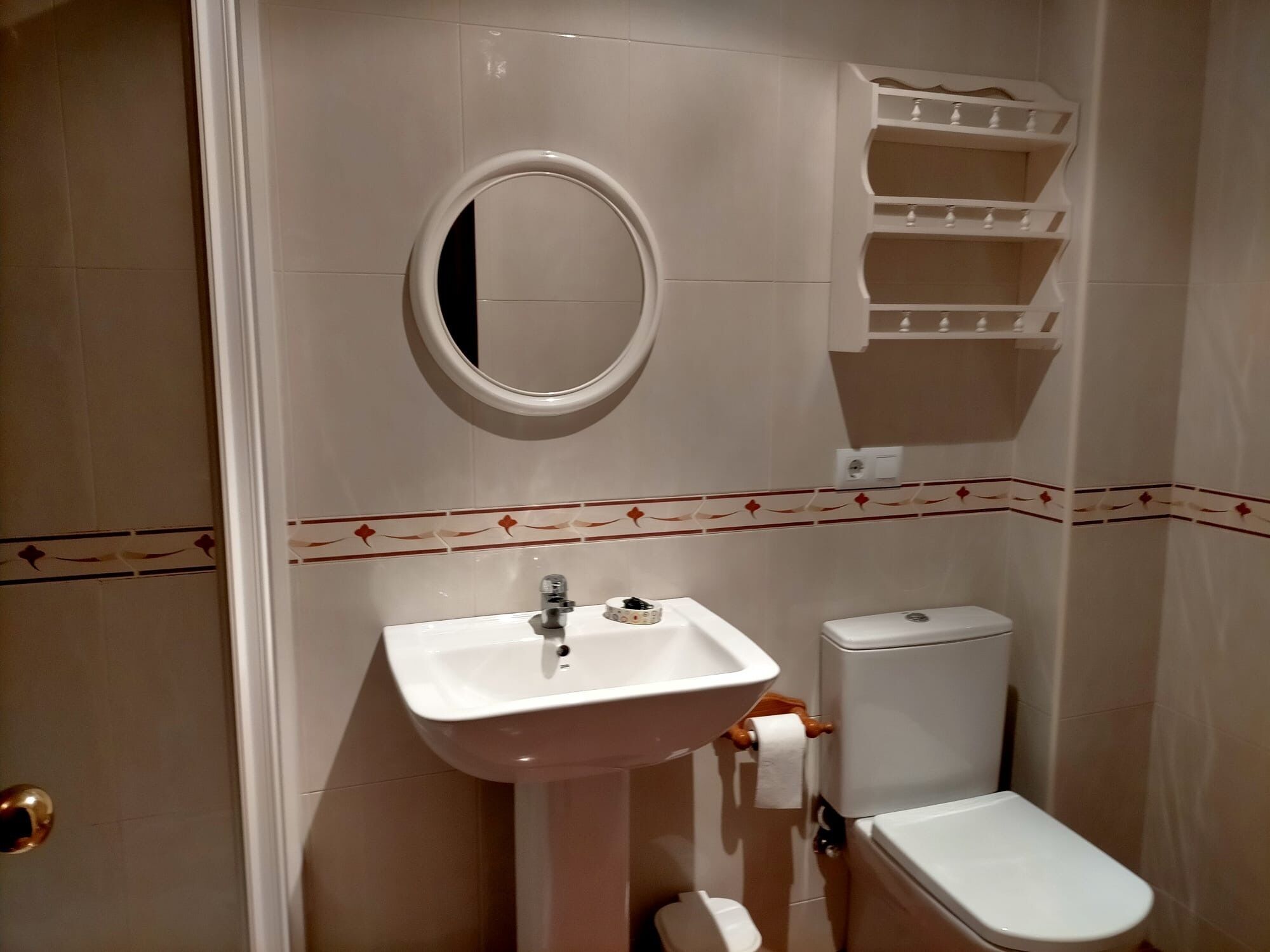 Douche, serviettes fournies