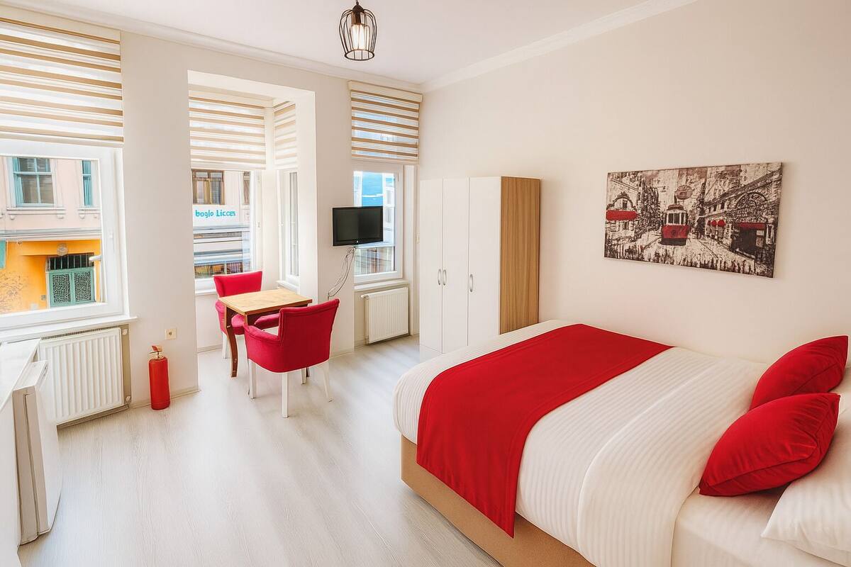 1 habitación y ropa de cama hipoalergénica
