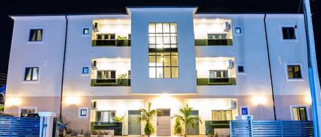 Façade de l’hébergement