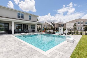 Et oppvarmet basseng