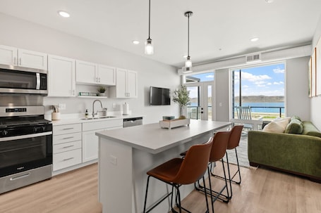 Coffee/tea maker. Condo with stunning views of Lake Pepin Unit 104
