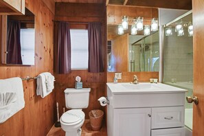 Shower - Stunning Views at Stargazer | Lakefront Studio! (Crystal Bay)