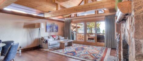 TV, DVD player, stereo