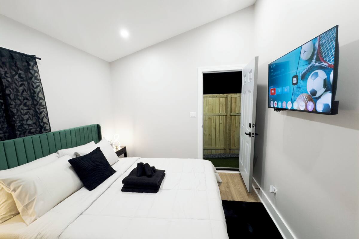 2 habitaciones, tabla de planchar con plancha y wifi gratis