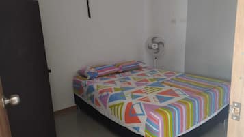 2 bedrooms, bed sheets