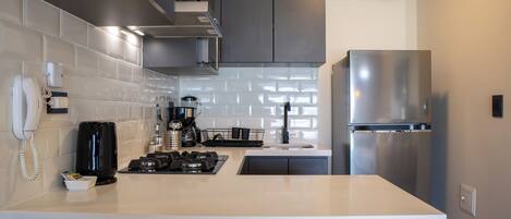 Apartment | Private kitchen | Oven, toaster, blender