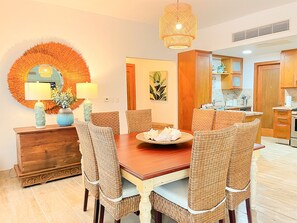 Dining - Luxury 2-Bedroom Apartment with Private Mini Pool & Backyard in Las Terrenas (El Limón)