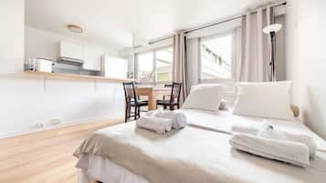 1 chambre, bureau, fer et planche à repasser, Wi-Fi