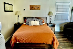 1 bedroom, iron/ironing board, travel crib, WiFi
